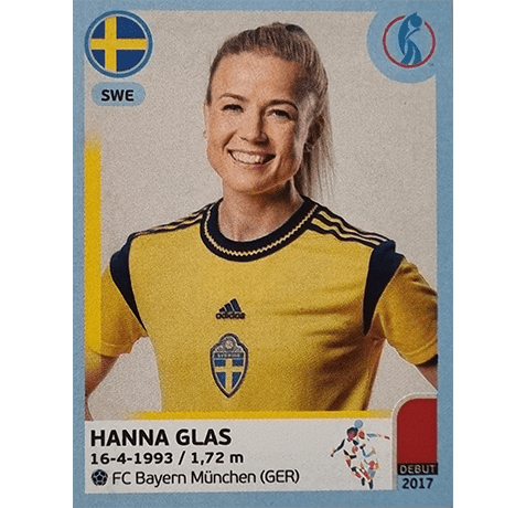 Panini Frauen EM 2022 Sticker - Nr 227 Hanna Glas