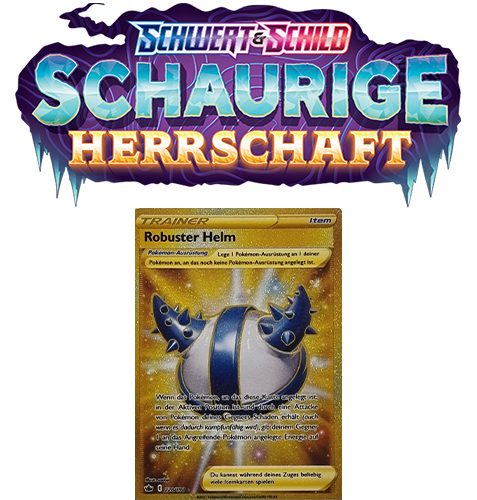 Pokémon Schaurige Herrschaft 228/198 Robuster Helm Gold