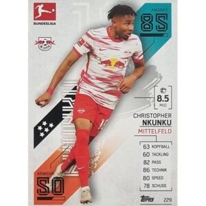 Topps Match Attax Bundesliga 2021/22 Nr 229 Christopher Nkunku