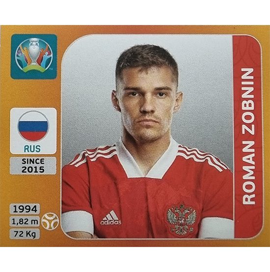 Panini EURO 2020 Sticker Nr 229 Roman Zobnin