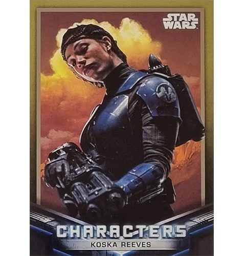 Topps The Mandalorian Trading Cards 2021 Nr C 23 Koska Reeves Yellow Parallels