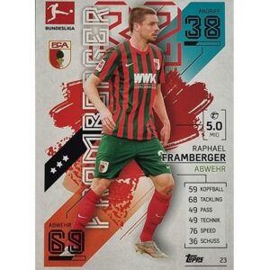 Topps Match Attax Bundesliga 2021/22 Nr 023 Raphael Framberger
