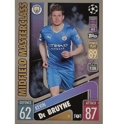 Topps Champions League 2021/2022 Nr 023 Kevin De Bruyne