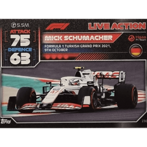 Topps Formula 1 Turbo Attax 2022 Trading Cards Nr 230