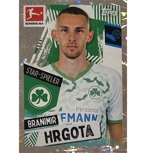 Topps Bundesliga Sticker Saison 2021/2022 Nr 230 Branimir Hrgoto