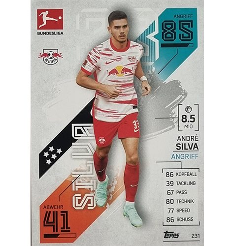 Topps Match Attax Bundesliga 2021/22 Nr 231 Andre Silva