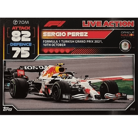 Topps Formula 1 Turbo Attax 2022 Trading Cards Nr 232