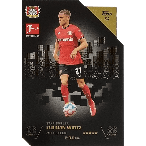 Topps Match Attax Bundesliga 2022-23 - Nr 232 Florian Wirtz Star-Spieler