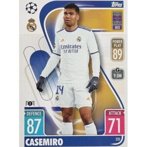 Topps Champions League 2021/2022 Nr 233 Casemiro