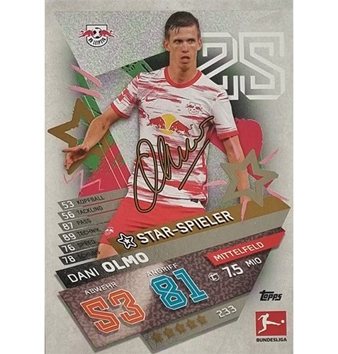 Topps Match Attax Bundesliga 2021/22 Nr 233 Dani Olmo