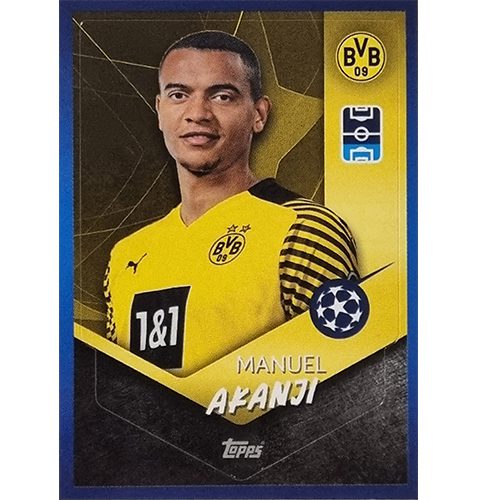 Topps Champions League 2021/2022 Nr 233 Manuel Akanji