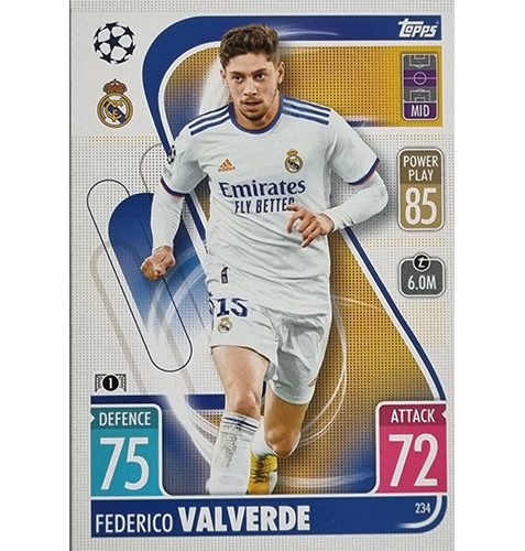 Topps Champions League 2021/2022 Nr 234 Federico Valverde