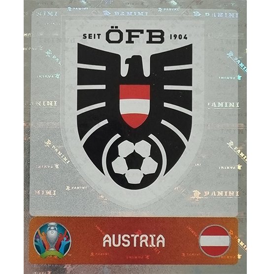 Panini EURO 2020 Sticker Nr 235 Austria Logo