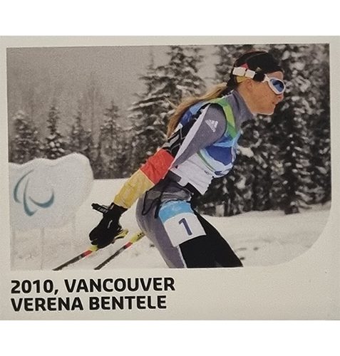 Panini Winterspiele 2022 Peking Sticker - Nr 237 2010 Vancouver Verena Bentele