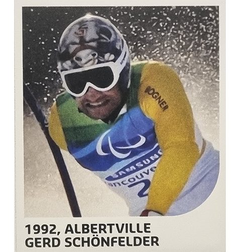 Panini Winterspiele 2022 Peking Sticker - Nr 239 1992 Albertville Gerd Schönfelder