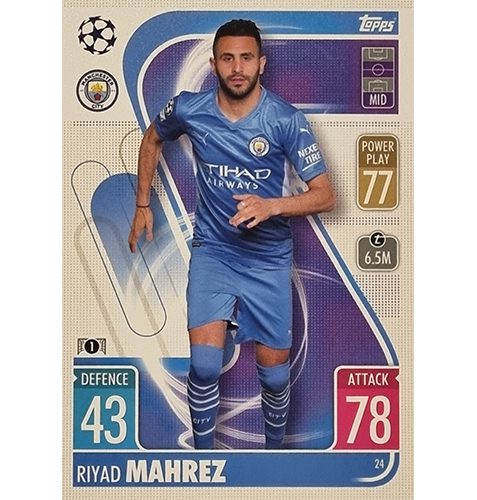 Topps Champions League 2021/2022 Nr 024 Riyad Mahrez