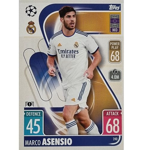 Topps Champions League 2021/2022 Nr 240 Marco Asensio