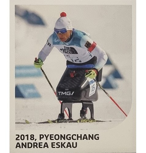 Panini Winterspiele 2022 Peking Sticker - Nr 240 2018 Pyeongchang Andrea Eskau