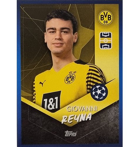 Topps Champions League 2021/2022 Nr 242 Giovanni Reyna