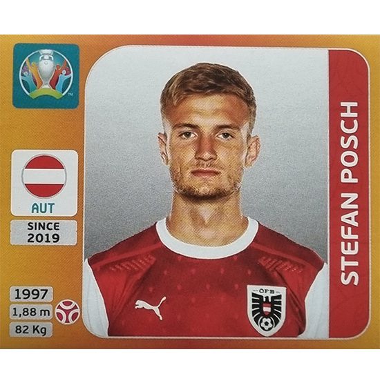 Panini EURO 2020 Sticker Nr 242 Stefan Posch