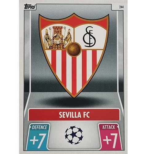 Topps Champions League 2021/2022 Nr 244 Sevilla FC Team Badge