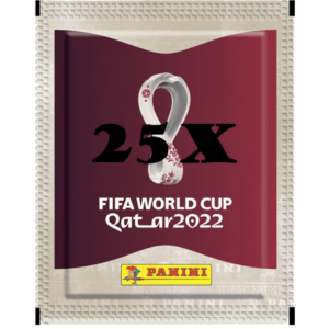 Panini FIFA WM 2022 Qatar Sticker Offizielle Stickerserie - 25x Stickertüten
