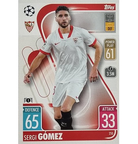 Topps Champions League 2021/2022 Nr 250 Sergi Gomez