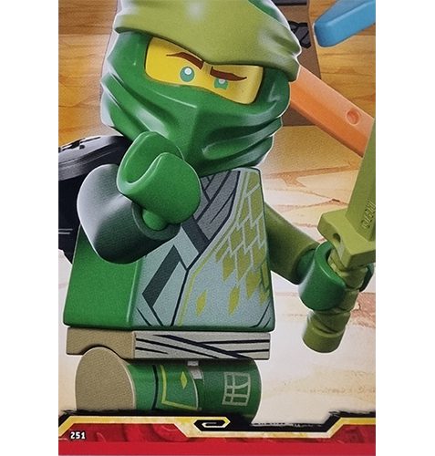 Lego Ninjago Serie 7 Trading Cards Geheimnisse der Tiefe - Nr 251 Puzzle