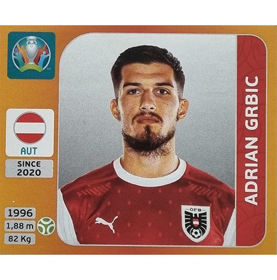 Panini EURO 2020 Sticker Nr 253 Adrian Grbic