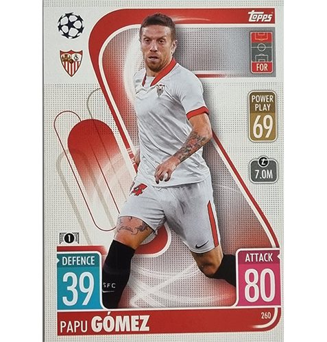 Topps Champions League 2021/2022 Nr 260 Papu Gomez