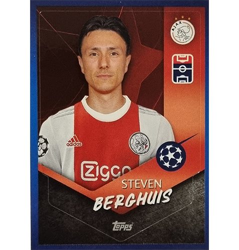 Topps Champions League Sticker 2021/2022 Nr 261 Steven Berghuis