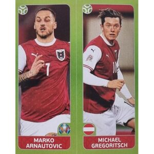 Panini EURO 2020 Sticker Nr 261 Arnautovic Gregoritsch