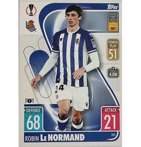 Topps Champions League 2021/2022 Nr 265 Robin Le Normand