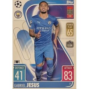 Topps Champions League 2021/2022 Nr 027 Gabriel Jesus