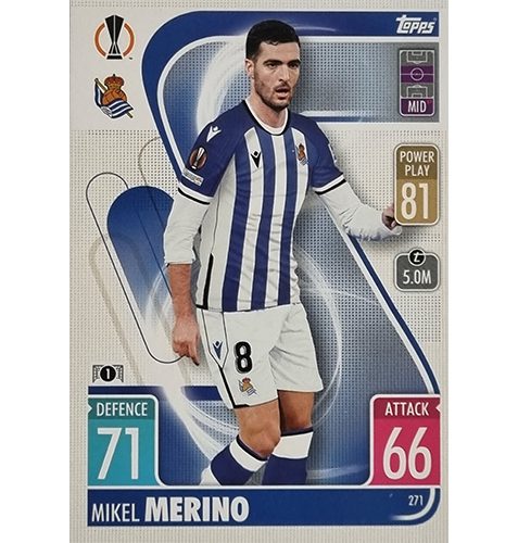 Topps Champions League 2021/2022 Nr 271 Mikel Merino