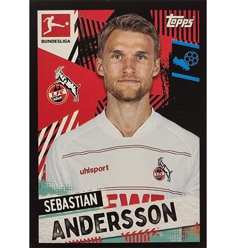 Topps Bundesliga Sticker Saison 2021/2022 Nr 272 Sebastian Andersson