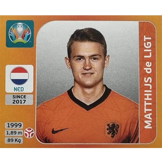 Panini EURO 2020 Sticker Nr 273 Matthijs de Ligt