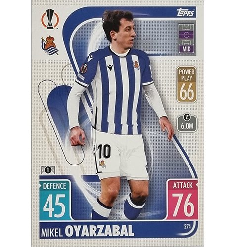 Topps Champions League 2021/2022 Nr 274 Mikel Oyarzabal