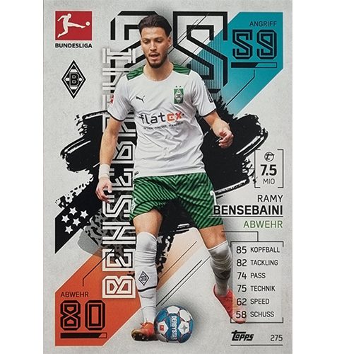 Topps Match Attax Bundesliga 2021/22 Nr 275 Ramy Bensebaini