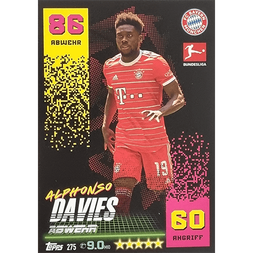 Topps Match Attax Bundesliga 2022-23 - Nr 275 Alphonso Davies