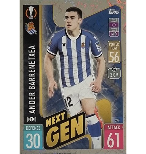 Topps Champions League 2021/2022 Nr 276 Ander Barrenetxea