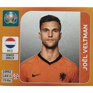 Panini EURO 2020 Sticker Nr 278 Joel Veltman