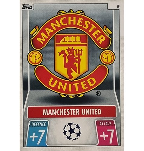 Topps Champions League 2021/2022 Nr 028 Manchester United Team Badge