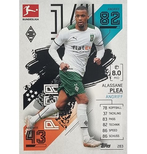 Topps Match Attax Bundesliga 2021/22 Nr 283 Alassane Plea