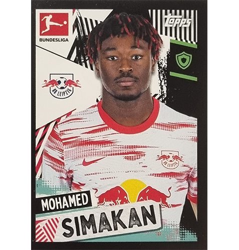 Topps Bundesliga Sticker Saison 2021/2022 Nr 285 Mohamed Simakan