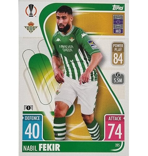 Topps Champions League 2021/2022 Nr 285 Nabil Fekir