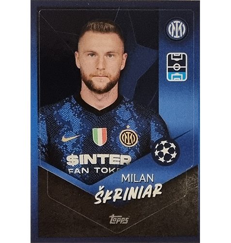 Topps Champions League Sticker 2021/2022 Nr 287 Milan Skriniar