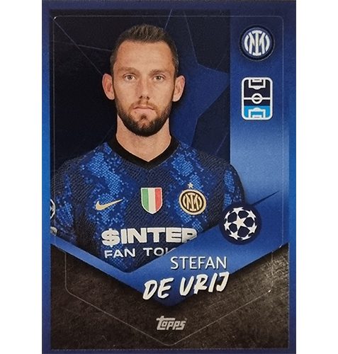 Topps Champions League Sticker 2021/2022 Nr 288 Stefan De Vrij