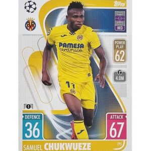 Topps Champions League 2021/2022 Nr 295 Samuel Chukwueze