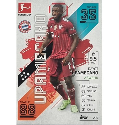 Topps Match Attax Bundesliga 2021/22 Nr 295 Dayot Upamecano